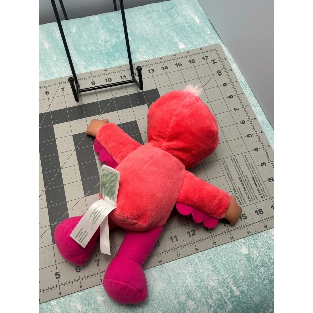 Cabbage Patch Kids Cuties Pink Flamingo Plush Doll Vinyl Head 9 Inch Toy